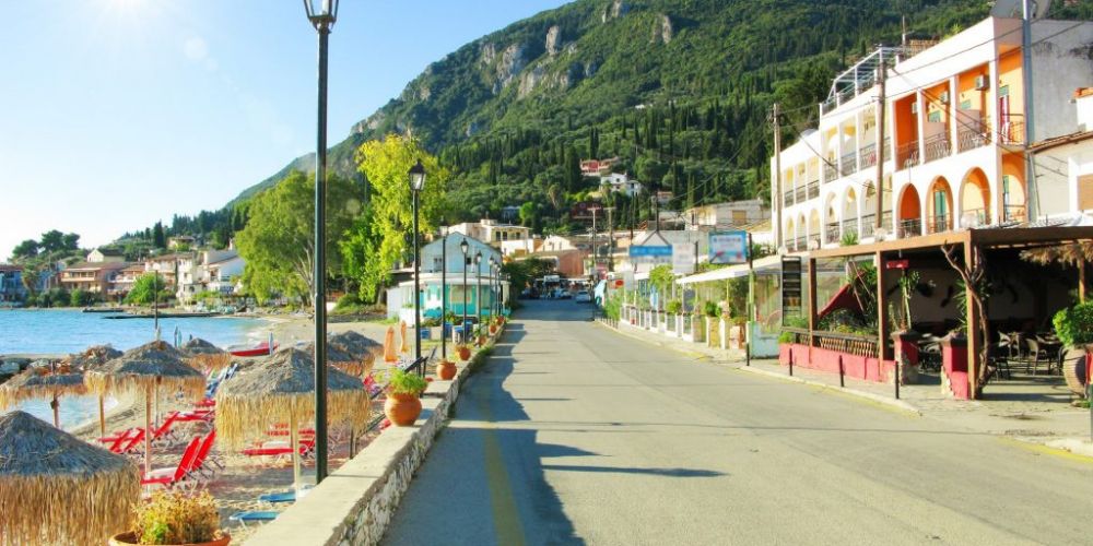 Benitses Beach Corfu Greece - My Greek Holidays