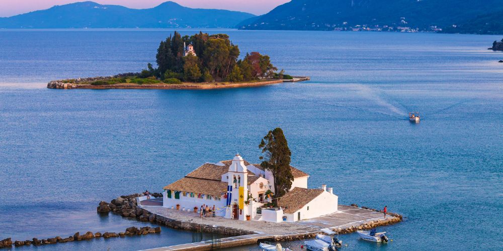 Vlacherna Pontikonisi Corfu Greece - My Greek Holidays